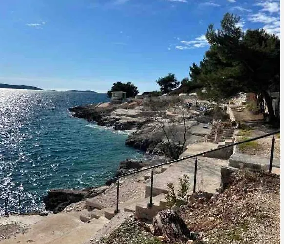 Ciovo Large Sea View Near The Sea In Okrug Lägenhet Trogir